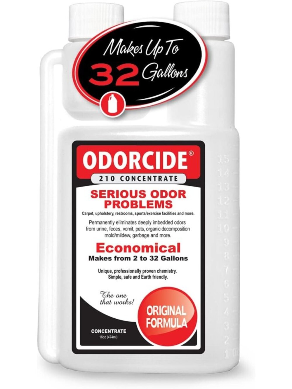 Powerful Odor Eliminator Concentrate for Carpets & Hardwoods - Smoke, Pet